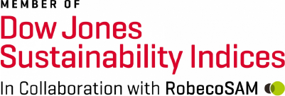 Member of Dow Jones Sustainability Indices In Collaboration with RobecoSAM